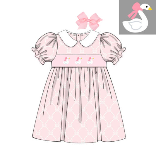 SMOCKED MOTHER GOOSE DRESS